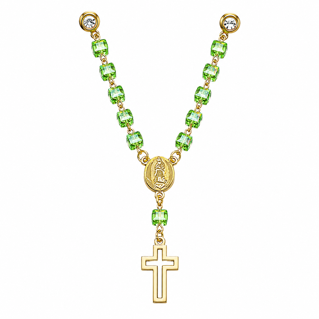 Prendedor del Rosario Verde