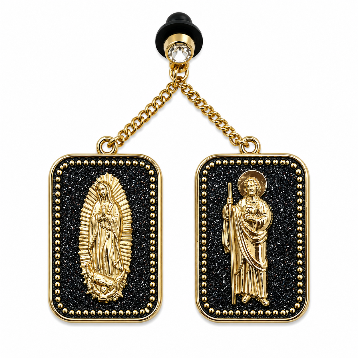 Guadalupe &amp; San Judas Scapular Pin