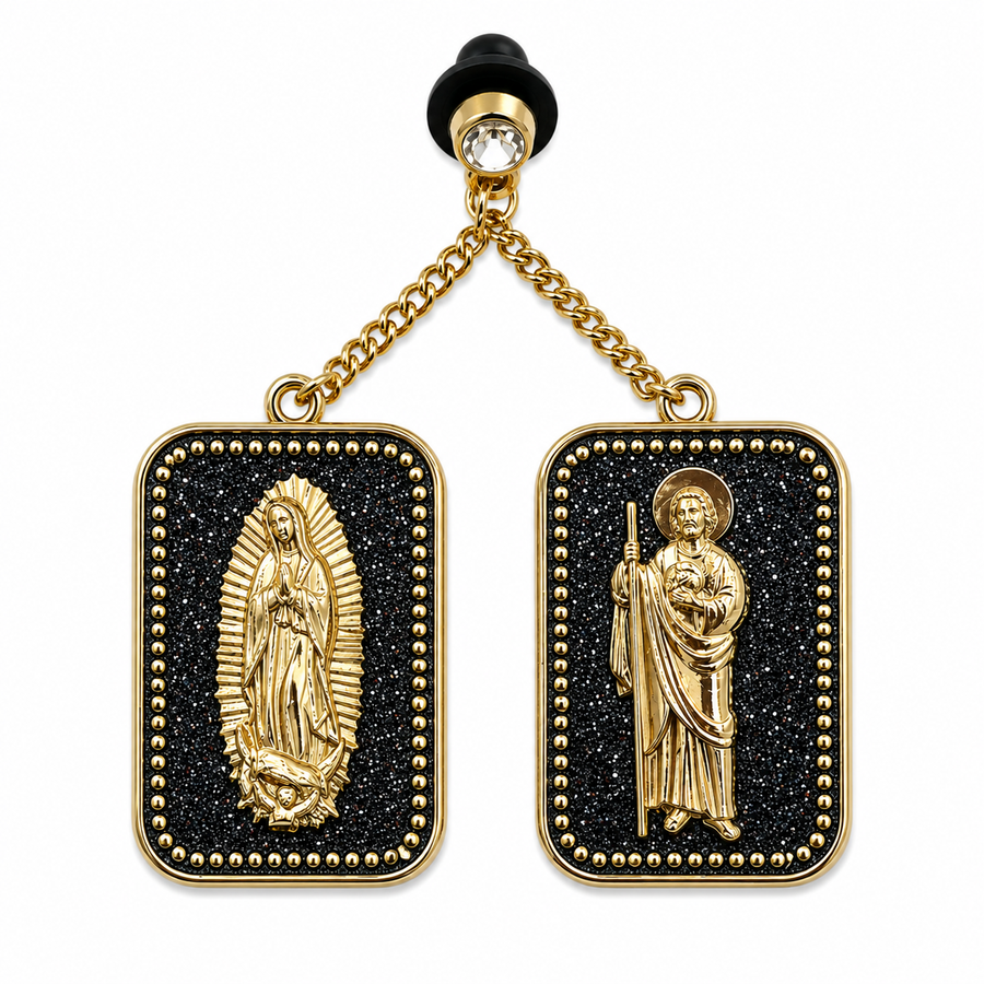 Guadalupe & San Judas Scapular Pin