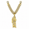 San Judas Tadeo Cuban Chain Pin